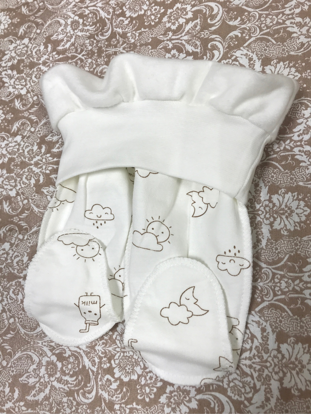 Ползунки на широком поясе ЕВРО. Футер ПТ-306 (Размер: 80)