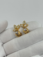 Клипсы с кристаллами Nina Ricci