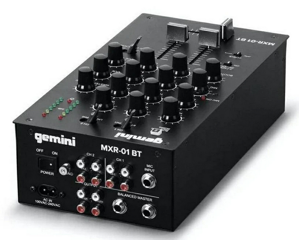 DJ микшер GEMINI MXR-01BT