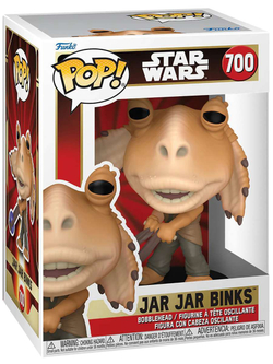 Фигурка Funko POP! Bobble Star Wars Ep 1 TPM 25th Jar Jar Binks w/ Booma Bal (700) 76017