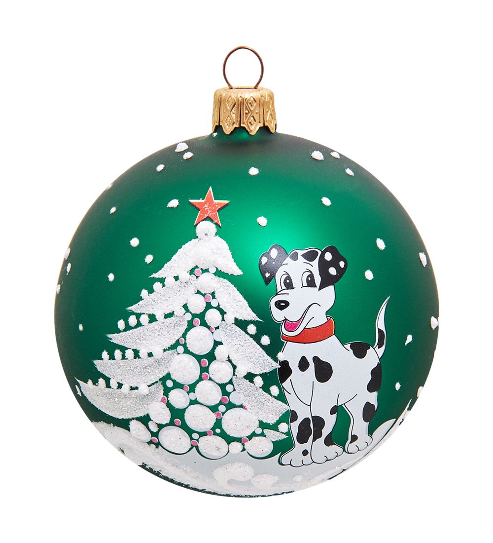 Элита НФШ-1388/2 Ел. украшение Шар «Далматинец» 80 мм