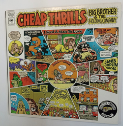 Винтажная виниловая пластинка Big Brother & The Holding Company Cheap Thrills Janis Joplin (USA 1980)