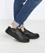 Кожаные кроссовки Emporio Armani - черный(X4X568 XN162)