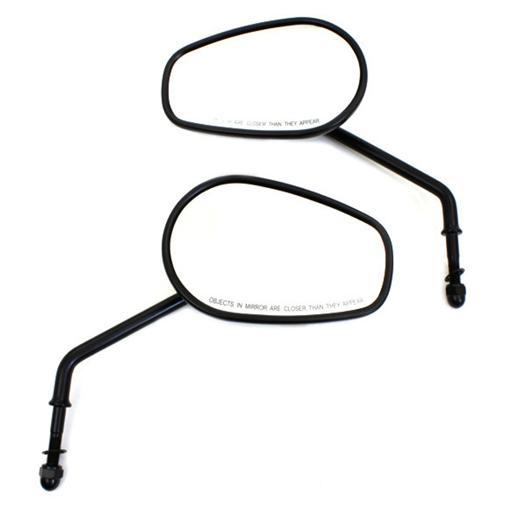 MIRROR TAPERED LONG STEM BLACK SET