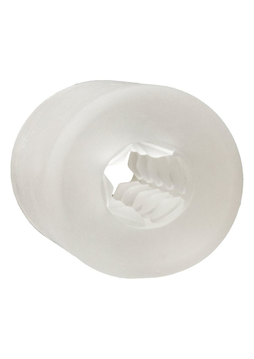 Мастурбатор Doc Johnson Helping Head, прозрачный, для оральных ласк