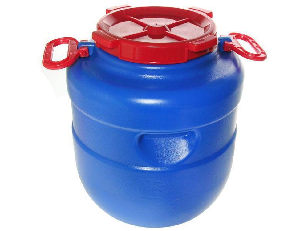 Бочка 40л Дачная круглая цветная