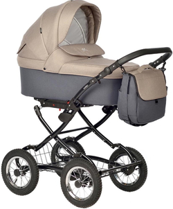 Детская коляска Indigo Blues Classic 1 в 1 Bl04 бежевый