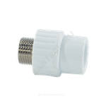 Муфта PP-R комбинированная белая Дн 25х1/2" НР RTP (РосТурПласт) 10664