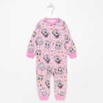 Комбинезон детский, цвет розовый, рост 74 см (Детская линия)