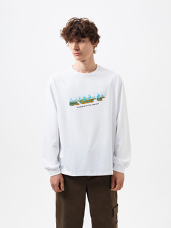 Лонгслив RUFF "The New Ark" Белый