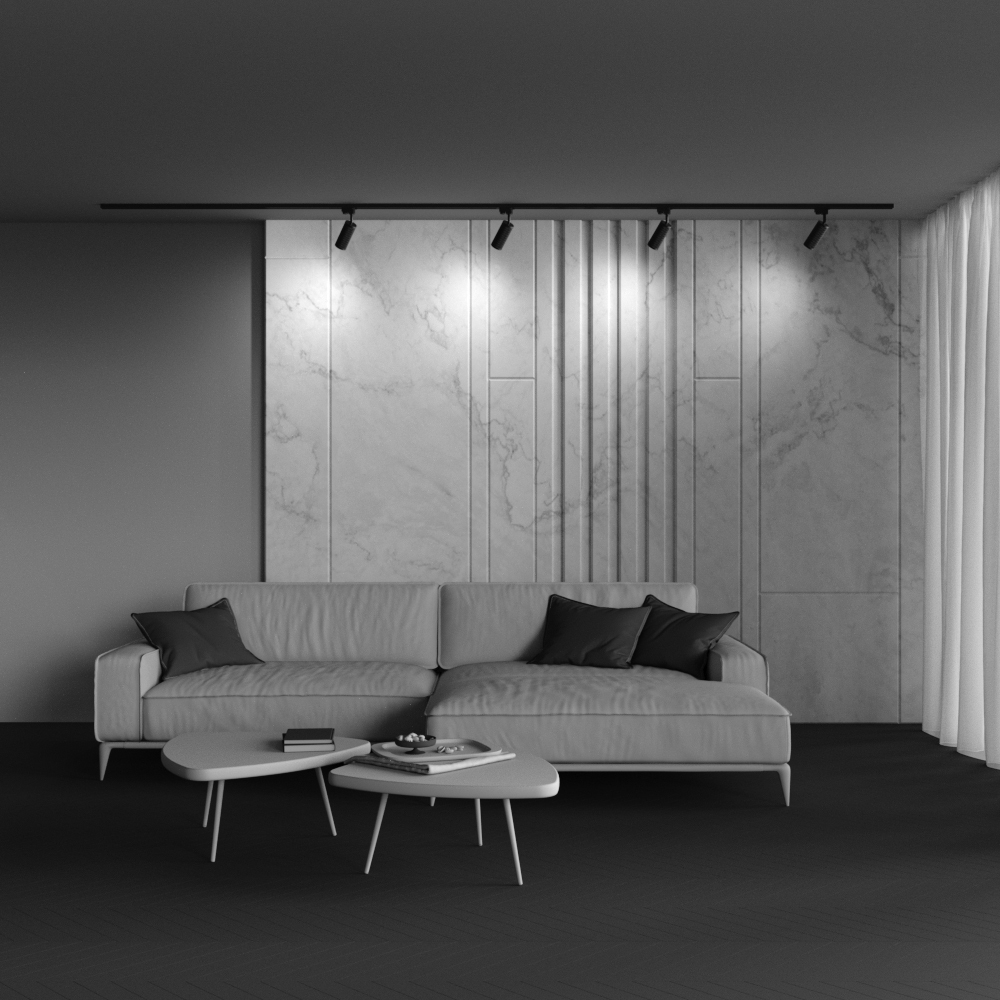 Трековый светильник Maytoni Focus Design TR011-1-GU10-B