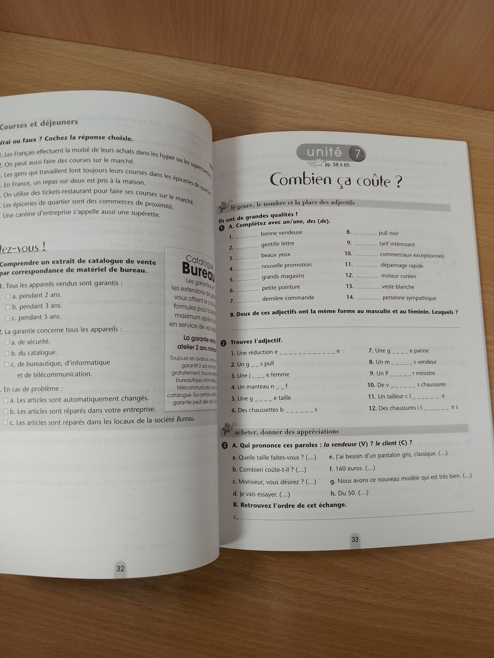 Comment vont les affaires?: Cahier d'exercices