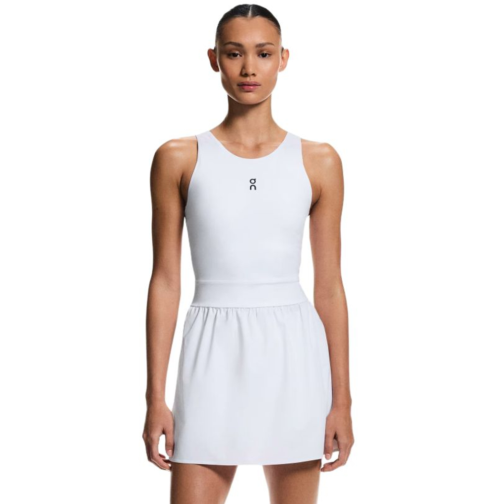Теннисное платье On Court Split - white