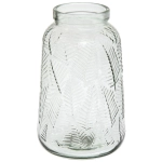 Ваза стеклянная «Пальм» 7*20см прозрачная