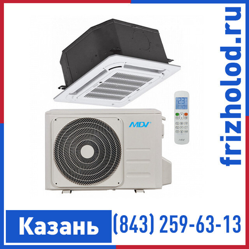 Кассетный кондиционер MDV MDCA4-18HRN1 indoor/MDOU-18HN1-L outdoor