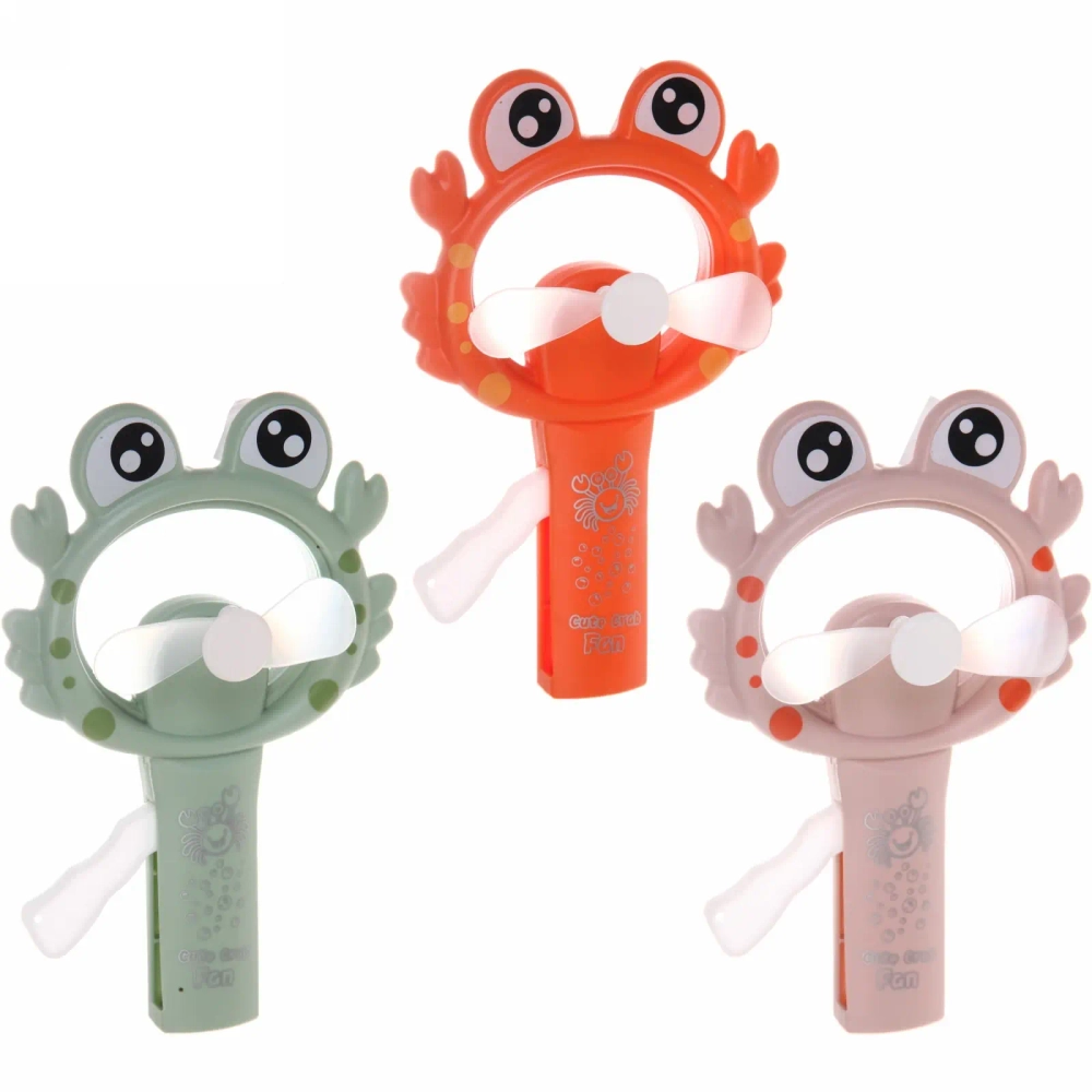 Вентилятор «Крабик» 18 см, микс цветов