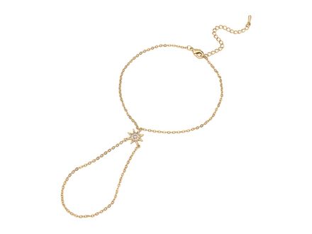 Слейв-браслет "Звезда" со стразами