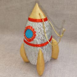 Ёлочная игрушка Ракета
