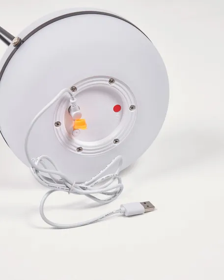 Переносная настольная лампа Tea с черной отделкой