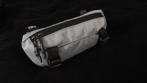 Сумка на руль серая