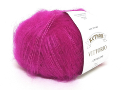 Пряжа Vittorio 25г, 200м, 70%супер кид мохер, 30%шёлк (цена за 1шт.)