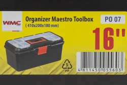 Ящик пластмассовый 16'', 410x200x180мм WMC TOOLS WMC-PO.07