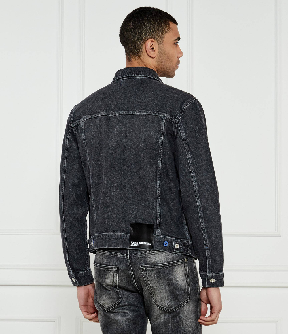 Джинсовая куртка Karl Lagerfeld Jeans - графитовый(A1M14018)