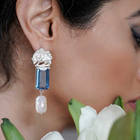 Серебряные серьги Arte Iran Banu 20220407 Иран