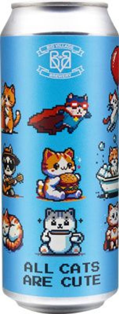 Пиво Биг Вилладж Олл Кэтс А Кьют / Big Village All Cats Are Cute 0.45 - банка