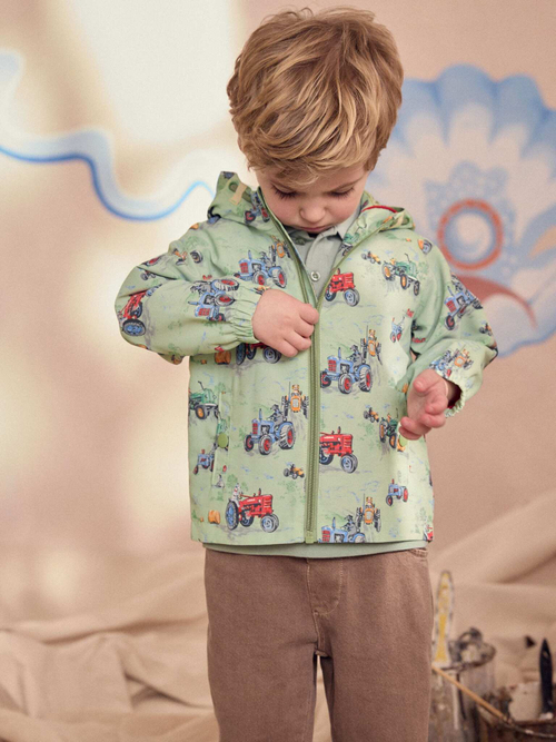 Куртка с капюшоном для мальчика Next AG3-086, Зеленый