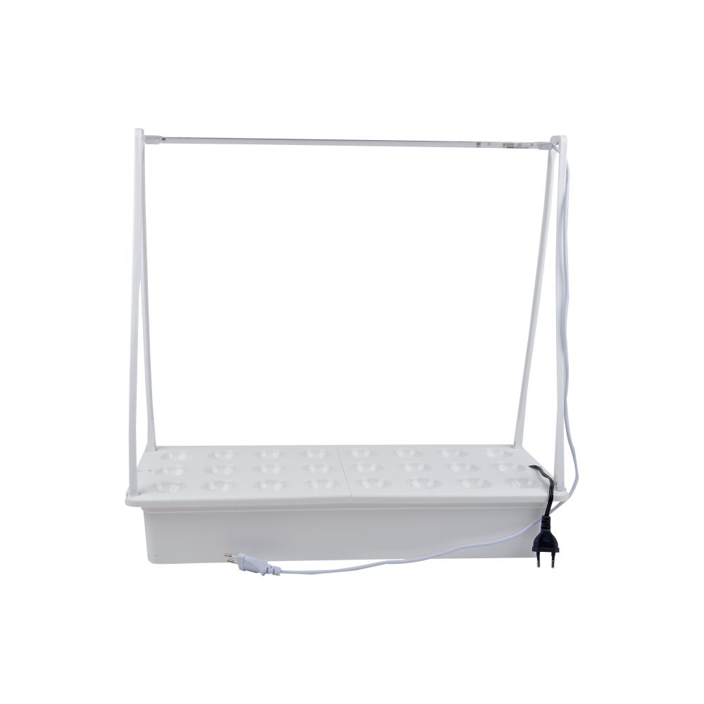 ULT-P44N-10W-SPLE IP65 AQUA WHITE Набор для гидропоники Минисад AQUA. светильник для растений светодиодный с подставкой и компрессором. Спектр для фотосинтеза. Белый. TM ФитоЛето