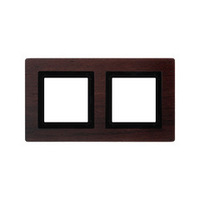 Рамка из натурального дерева, "Avanti", венге, 2 поста (4 мод.)