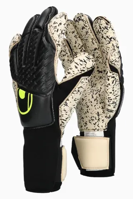 Вратарские перчатки Uhlsport Fangmaschine Supergrip+ Flex Frame Carbon - черный