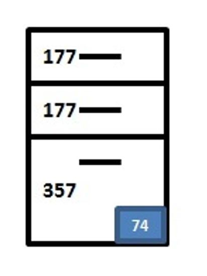 высота фасадов ящиков (мм)