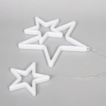 Гирлянда для дома БАХРОМА ш3м*0,8/0,5м 672 лампы LED «Звездопад», прозрачн.провод, 8 реж, IP-20,Мультицвет (возможность соедиения)