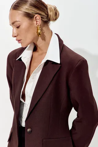 Приталенный пиджак 