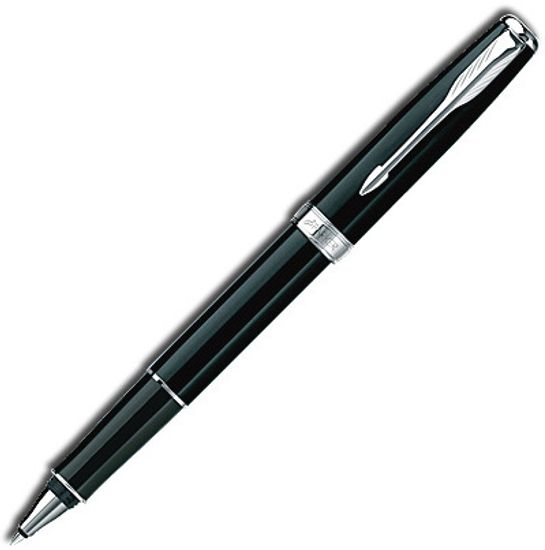 Ручка-роллер Parker Sonnet T530, цвет: LaqBlack СT, стержень: Fblack, S0808820