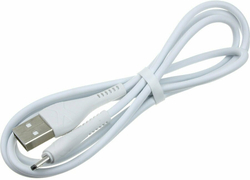 Кабель USB - микро USB HOCO X37 Cool power, 1м, 2.1A, белый