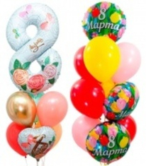 Готовые букеты к 8 марта