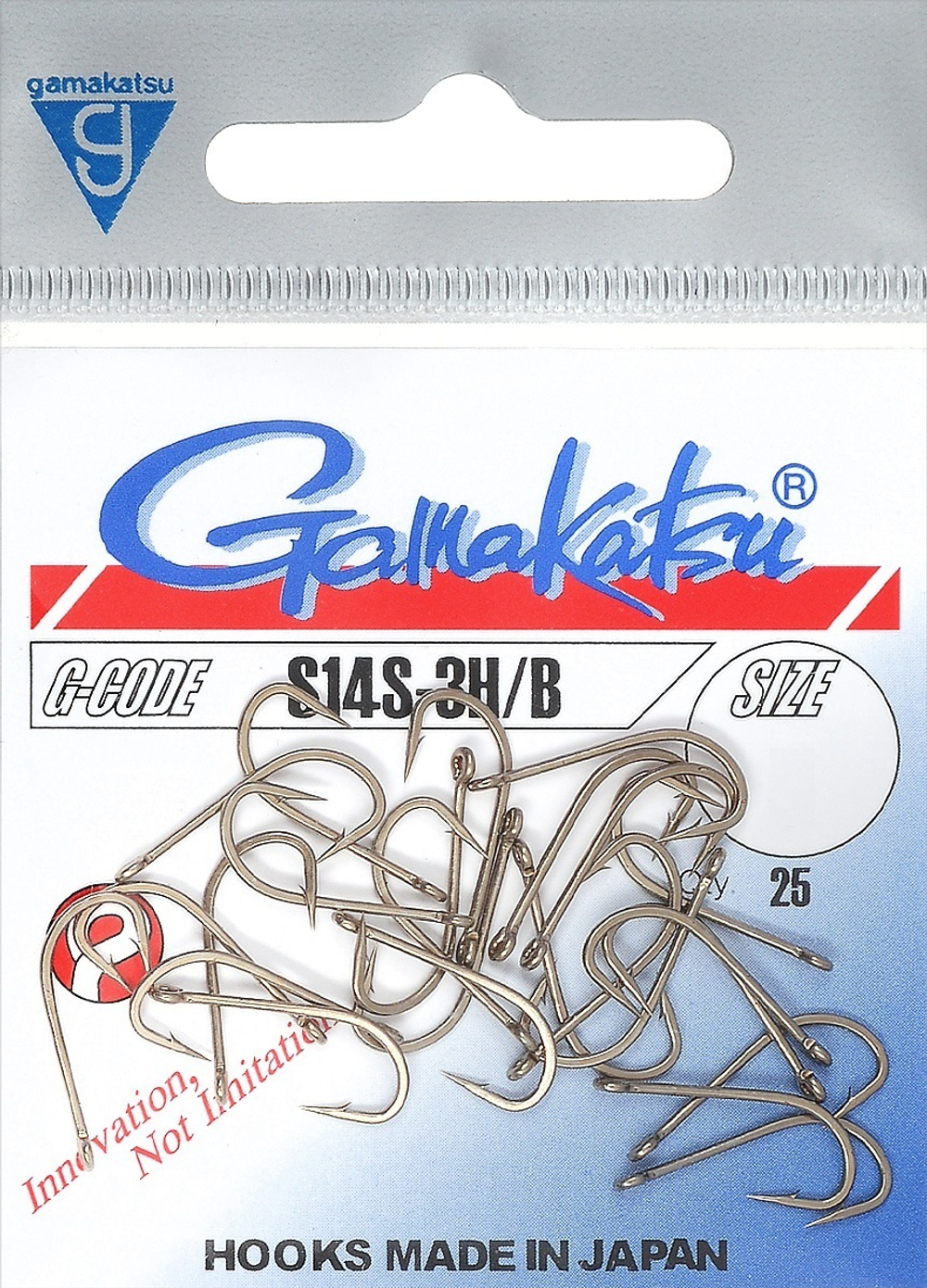 Крючок рыболовный Gamakatsu S14S-3H-B