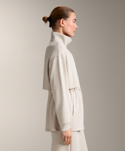 Oysho Длинная мягкая куртка из модала с карманами, норка