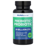 MAV Nutrition, Pre-Pro, пребиотик и пробиотик, 60 растительных капсул