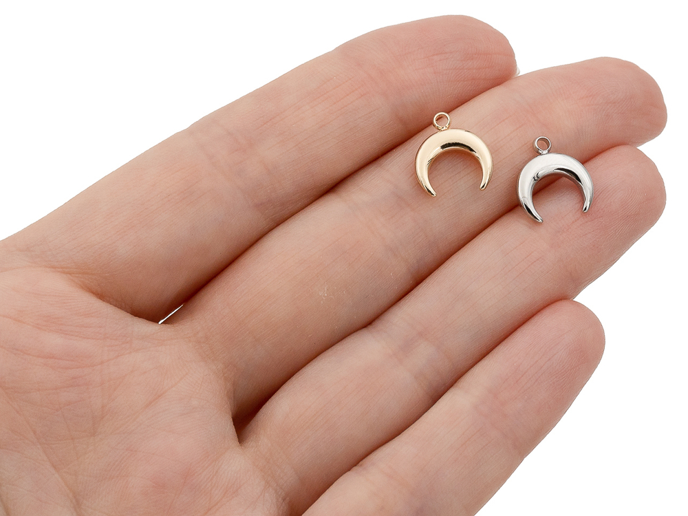 12680-з Подвеска "Лунница" 11*10 мм, позолота