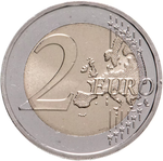 2 евро 2023 года Федеральные земли Германии: Гамбург, Эльбская филармония Германия двор A