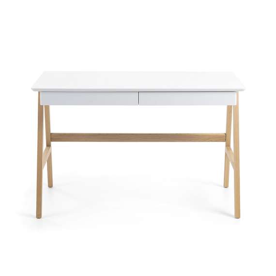 Письменный стол с ящиками Dyana 120x60 см, белый
