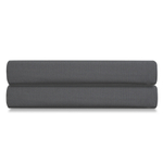 Простыня из сатина темно-серого цвета из коллекции wild, 180х270 см