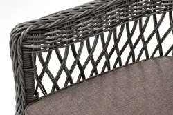 "Сицилия" плетеный стул из искусственного ротанга, цвет графит