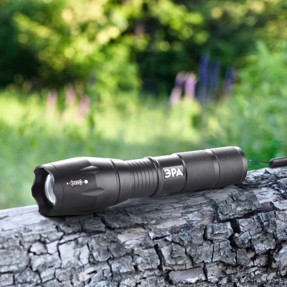 Светодиодный фонарь ЭРА UB-601 Титан ручной на батарейках алюминиевый | Универсальные  фонари