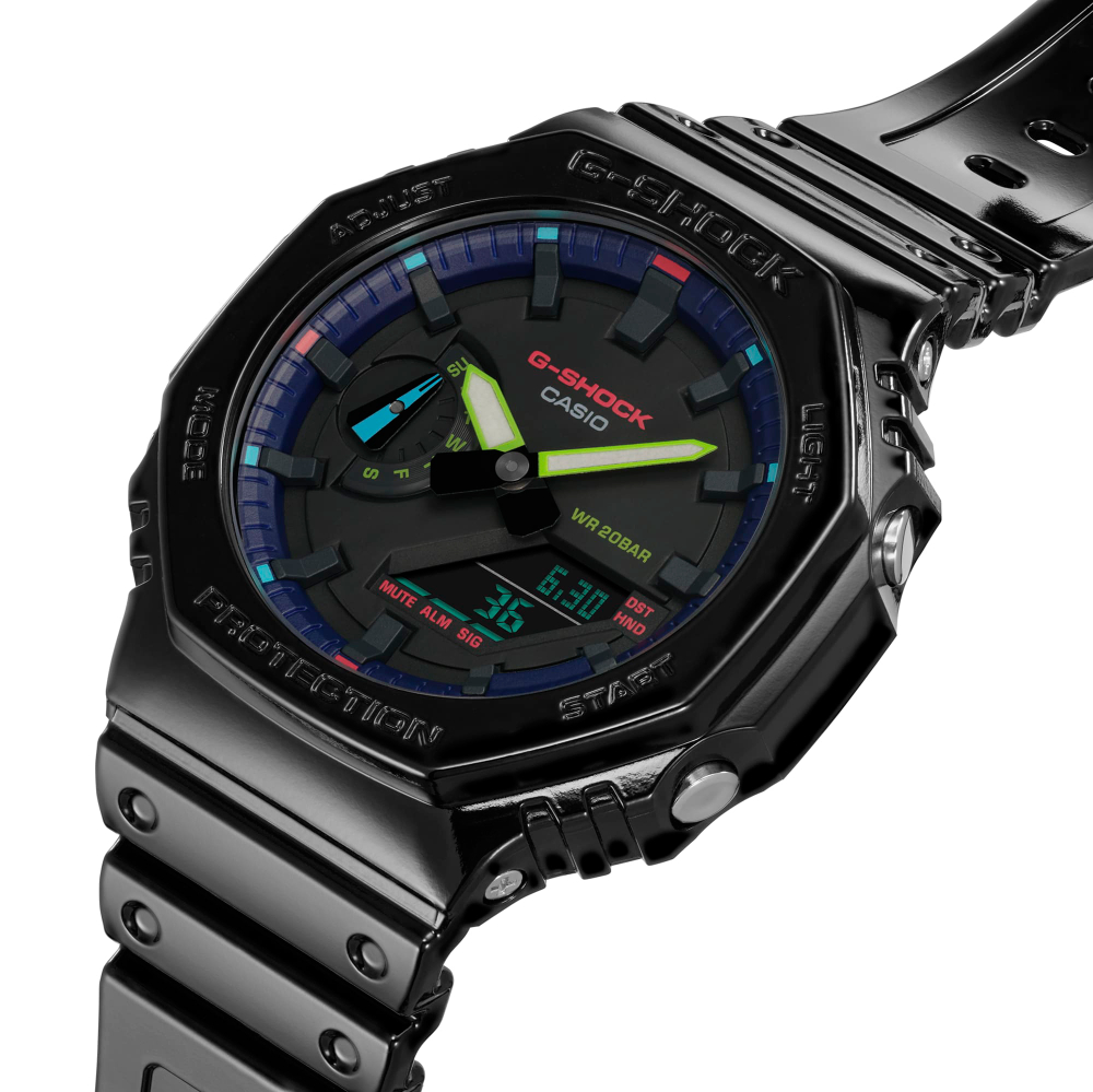 Мужские наручные часы Casio G-Shock GA-2100RGB-1A