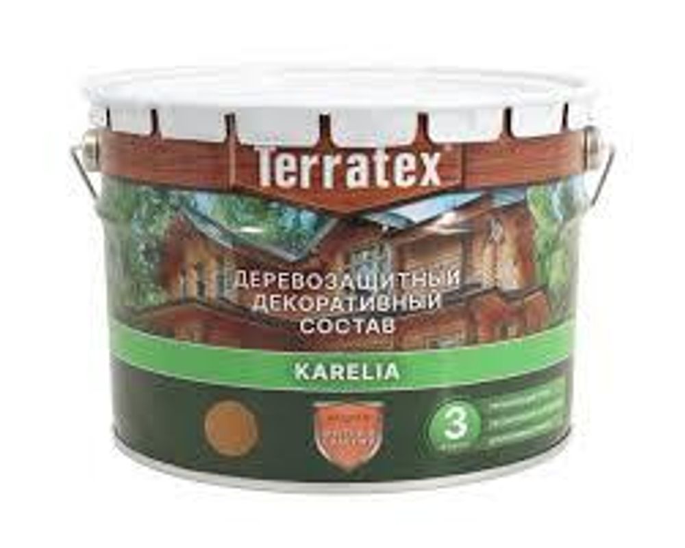 Антисептик Деревозащ. декор. состав Орех Terratex 7,5кг / 9л